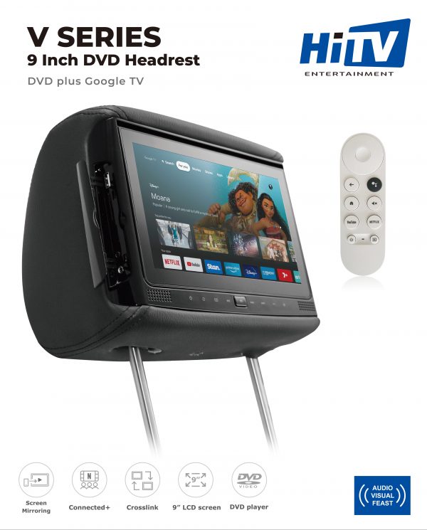 V Series 9 Inch Smart TV Headrest